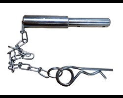  Oberlenkerbolzen 19 / 25 mit Kette und Federstecker 
 &nbsp; 