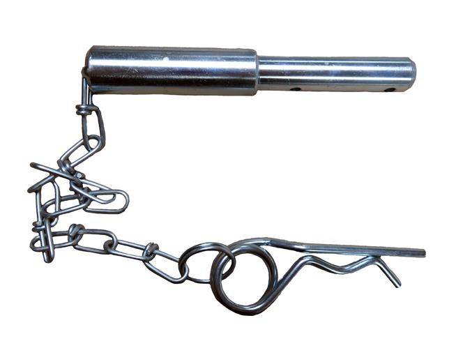  Oberlenkerbolzen 19 / 25 mit Kette und Federstecker 
 &nbsp; 
