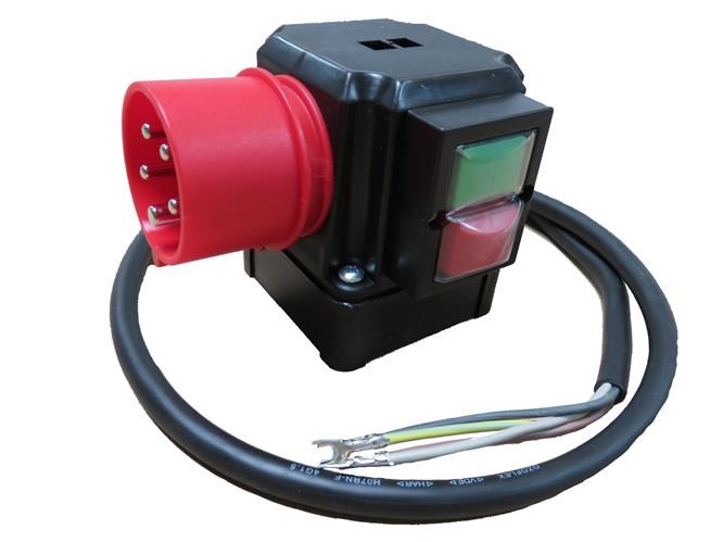 Schalter K900/ST9/KA12 
 Schalter-Stecker-Kombination mit Phasenwender M9, 1A,&nbsp;3 Ph - 400 V&nbsp;ohne Bremse 
 Modell-Nr.: 00459001 
 passend f&uuml;r unsere Modelle: XL-11, XM-11, XL-14, XM-14; Typ: E und K 