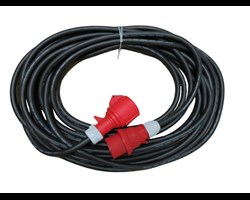  Verl&auml;ngerungsleitung H07RN-F mit CEE-Stecker und Kupplung, mit Phasenwender 
 Querschnitt: 5 x 2,5 qmm 
 L&auml;nge: 20 Meter 