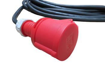  Verl&auml;ngerungskabel H07RN-F mit CEE-Stecker und Kupplung, mit Phasenwender 
 Querschnitt: 5 x 2,5 qmm 
 L&auml;nge: 1,5 Meter 